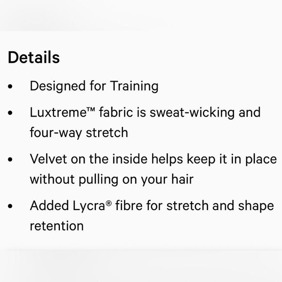 NWT WSHG WOMEN’S LUXTREME TRAINING HEADBAND Warm Ash Grey -OOS ONLINE! Lululemon - Picture 6 of 10